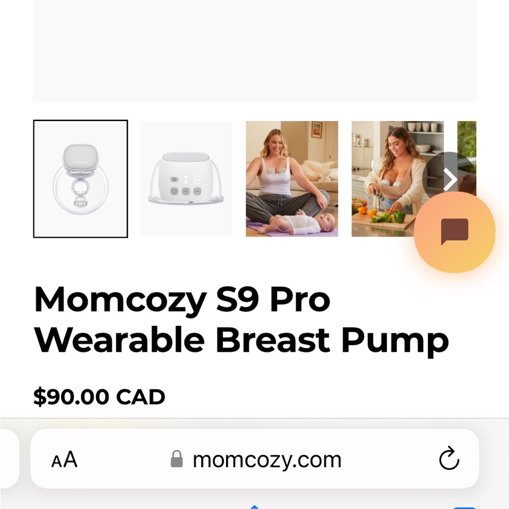 2 Momcozy S9 breast pump